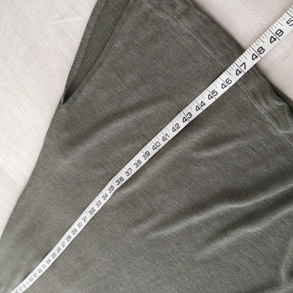 Madewell Highland Olive Green Relaxed Tee Shirt Midi Dress Women's Size XS - Picture 9 of 10